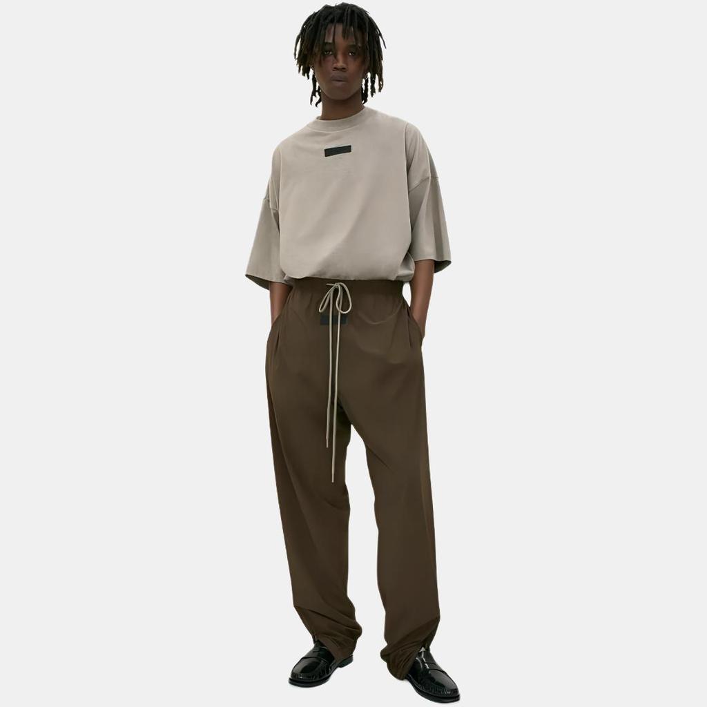 Fear of God Essentials Спортивные штаны Wood Мужские Низ Коричневый 130SU242166F