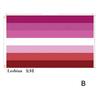 Rainbow Hand-waving Flag Lesbian Gay Bisexual Transgender LGBT Pride Flag 14x21cm Pride Month