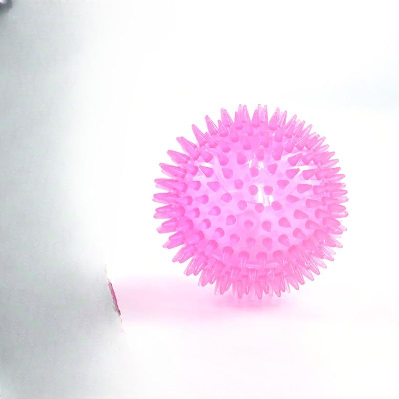 Мяч с шипами для собак трудно кусать, мяч, издающий звук, издает звук для саморазвлечения и от скуки, а большой мяч для собак пищит