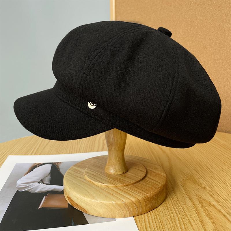 Korean Style Cloud Berets Vintage Newsboy Fashion Octagonal Cap for Women Girls