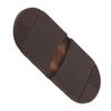 Leather Shoes Rubber Wearproof Outsoles Handmade Shoes Repair Half Sole (Brown Heel)