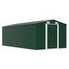 VidaXL Garden Shed 257x489x181 Cm Metal Green 143348