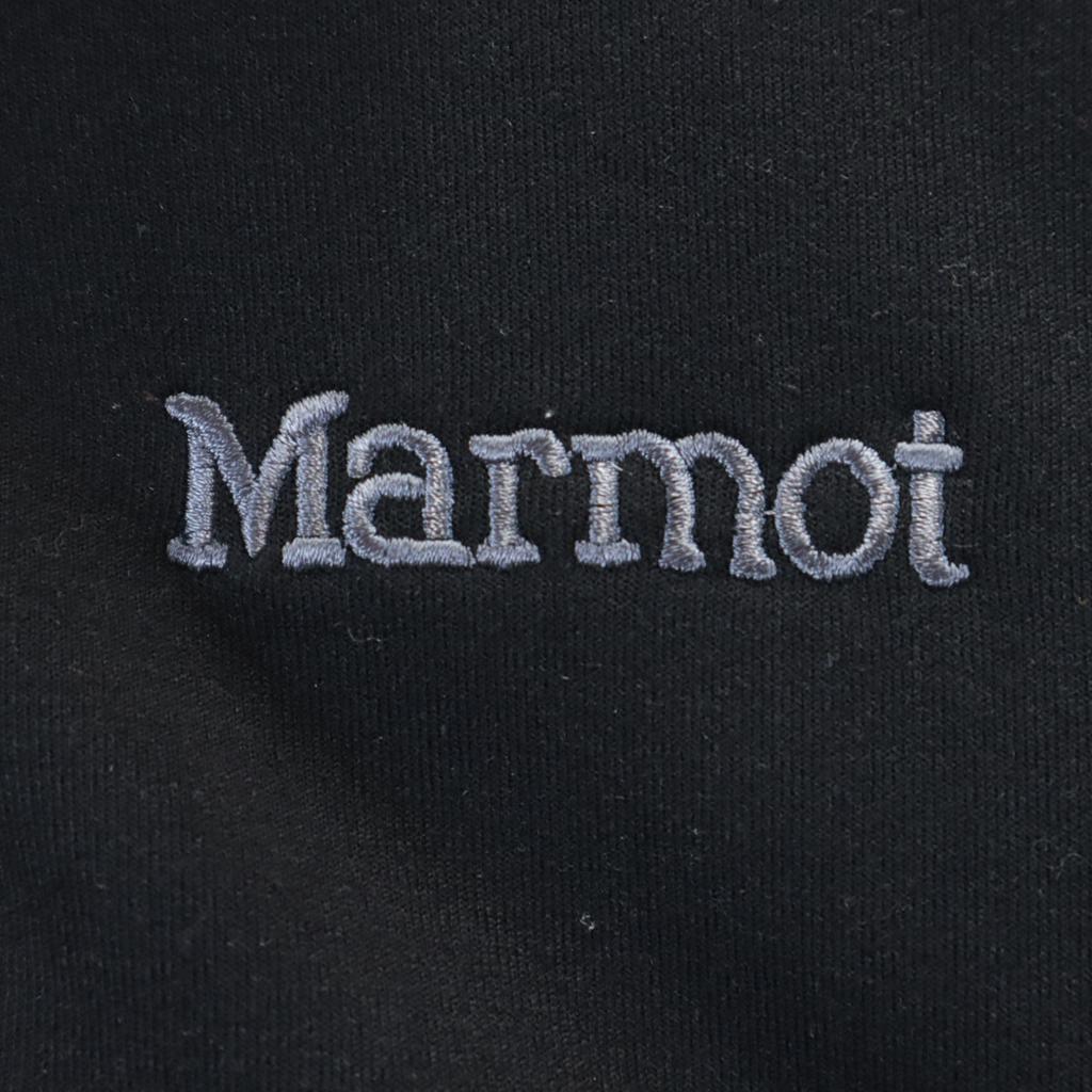 Marmot С длинным рукавом, с молнией до середины, Размер XL, черный, Для улицы, Мужская, Б/У