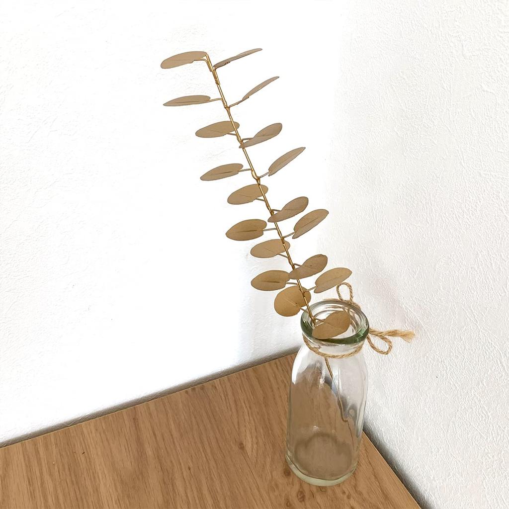 Сигнал Пожалуйста Жестяная Наклейка Декор Интерьера, Стильная Цветочная Композиция (Эвкалипт)