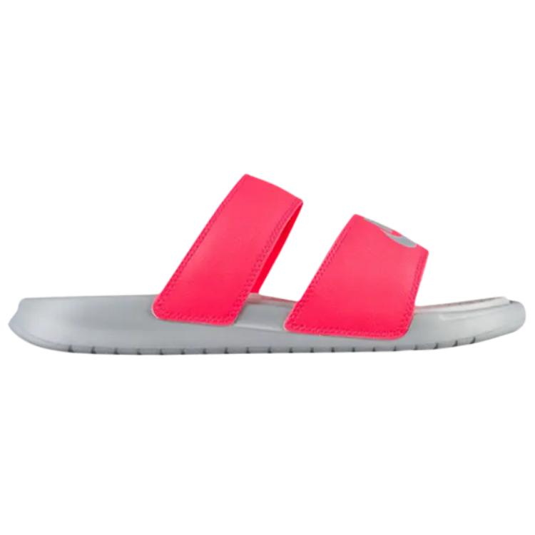 Nike Кроссовки-слайдеры Benassi Duo Ultra Solar Red Женские Волк-Серый 819717-604