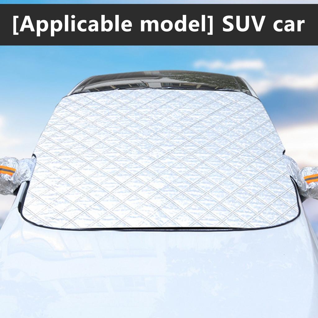 Лобовое стекло автомобиля, внедорожник, крышка переднего окна, защита от солнца, зима, снег, лед, мороз, козырек от солнца