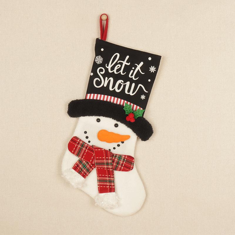 Christmas stockings christmas gifts gift bags stockings christmas decoration christmas tree pendant candy bag pendant gift box
