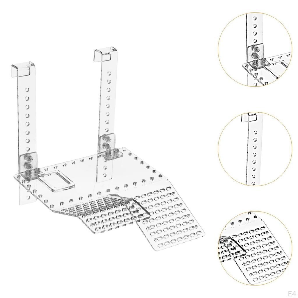 Acrylic Turtle Basking Platform Climbing Shelf Aquarium Animal Sink Wharf Reptile Tank Ladder for