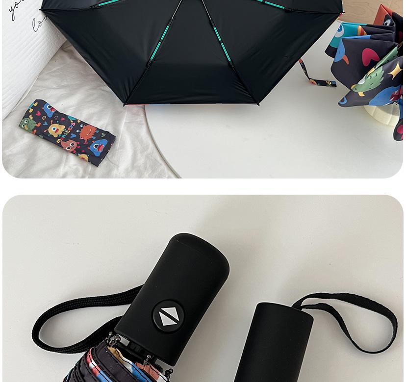 Cute Cartoon Kids' Auto Umbrella: Sun & Rain Protection with UV Shield