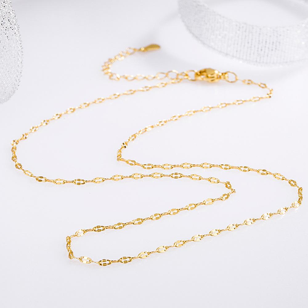 Женская цепочка для губ, регулируемая длина, простое модное ожерелье с высоким чувством, цепочка для ключицы