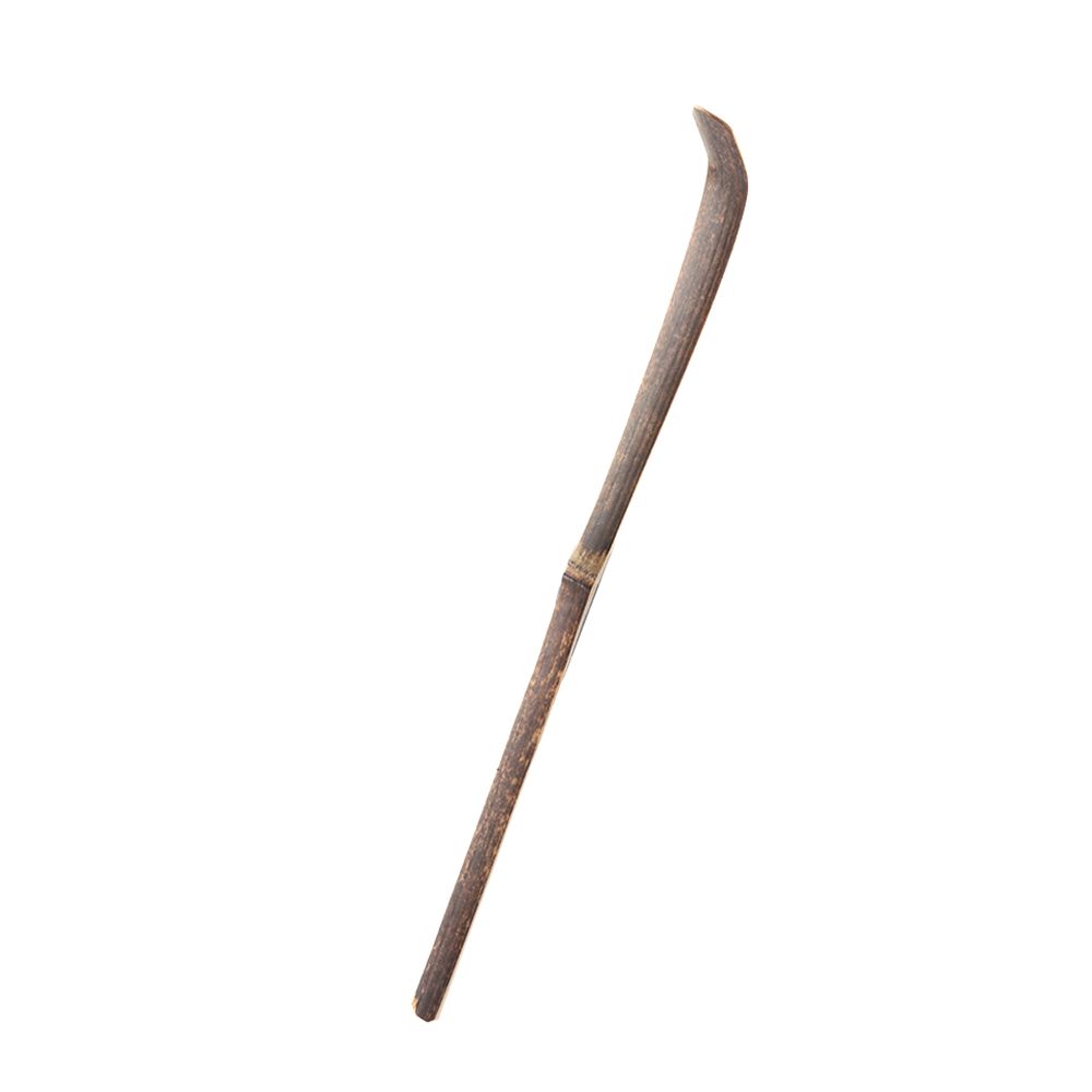 Кухонная утварь Специи Гаджет Руководство Ручная работа Ложка для матча Лист Лопатка Черное бамбуковое дерево Палочки для чая