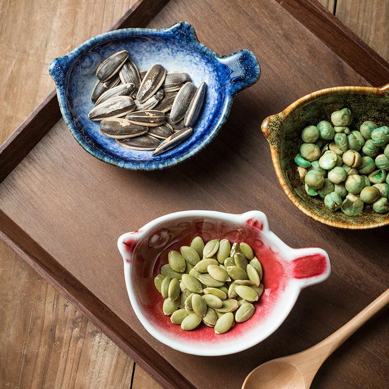 Japanese Style Snacks Dim Sum Household Hotel Restaurant Hot Pot Restaurant Small Peanut Dish Seasoning Dish