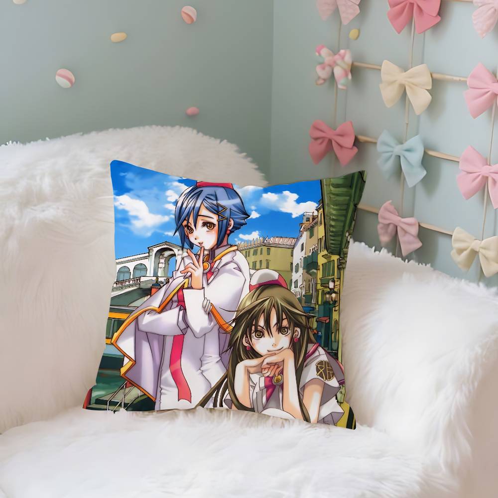 ARIA The ORIGINATION Аниме Наволочка Наволочка Подушка Чехол Скандинавский Винтажный Стиль Чехлы для Подушек Дом Гостиная Диван Кушетка Сиденье