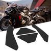 4pc Tank Traction Pad Black Motorcycle Replacement