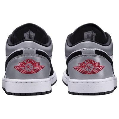 Jordan 1 Низкий Белый Огонь Красный Черный Матовый Серебристый HF3148-106