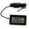 Mini Digital LCD Thermometer Temperature Sensor Fridge Freezer Temperature Tester Probe for Aquarium Refrigerator