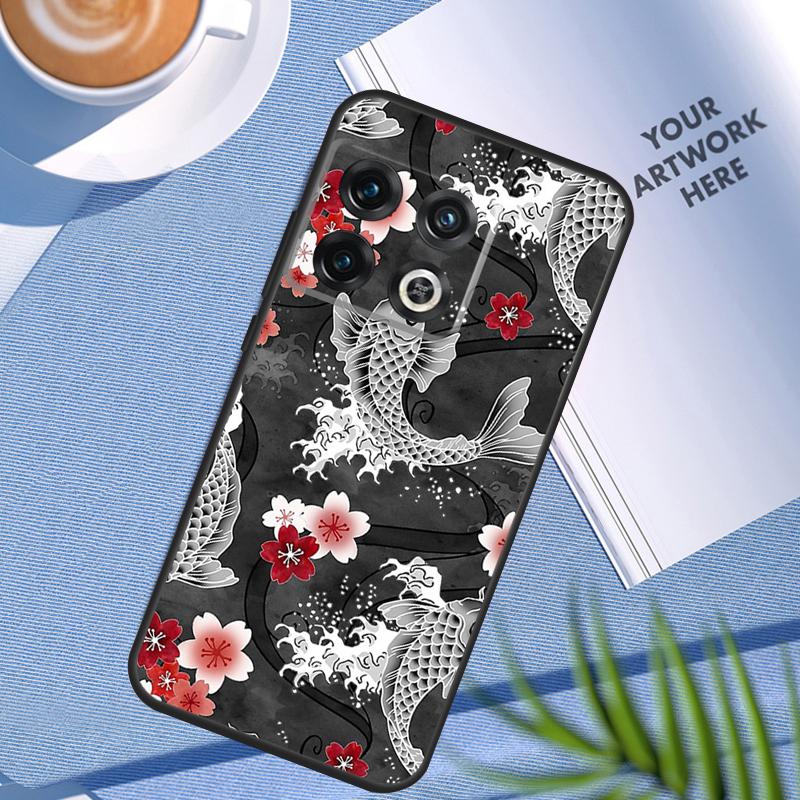 Чехол Ying Yang с рыбками Кои для OnePlus 11 12 9 10 Pro 10R 9R 8T 10T 12R Nord N10 N20 N30 2T CE4 CE 2 3 Lite