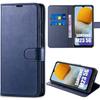 Case for Samsung Galaxy M23 5G Protection Synthetic Leather Anti-Scratch - Navy Blue