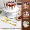 2pcs Vintage Pala Stainless Steel Bread Knife and Cake Spatula Set, Carved Hollow Design Elegant Cake Server for Parties