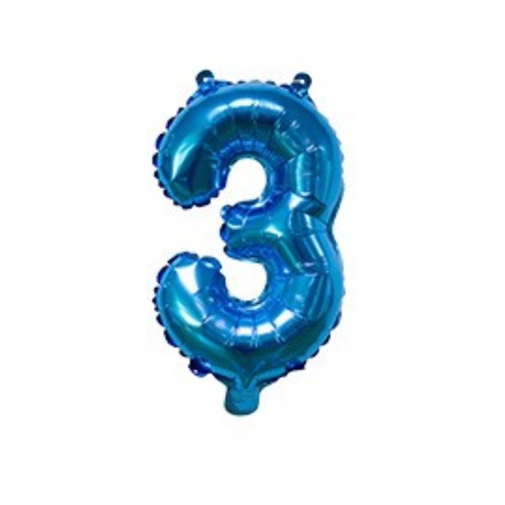 16-Inch Us Version Of Thin Body Digital Birthday Party Decoration Props Decoration Aluminum Film Balloon Digital