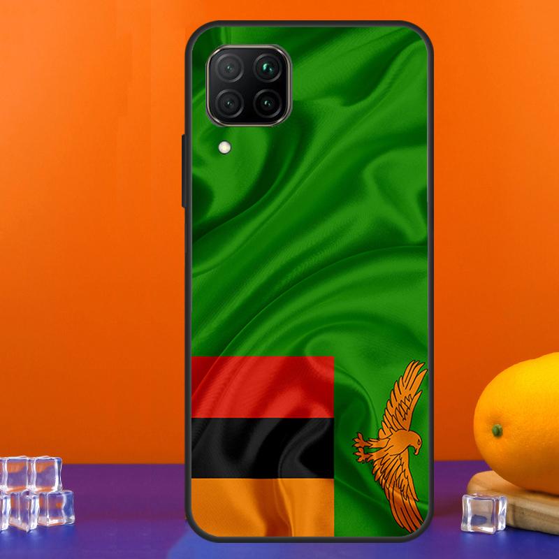 Zambia Flag For Huawei Nova 12s 12i 11i 5T 9 10 SE Y91 Y90 Y60 Y70 Y72 Y61 P60 Pro P20 P40 P30 Lite Case