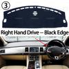 For Jaguar XF X250 2008-2015 LHD RHD Dashboard Cover Dash Board Mat Carpet Pad Shade Cape Blanket Car Accessories 2012 2013 2014