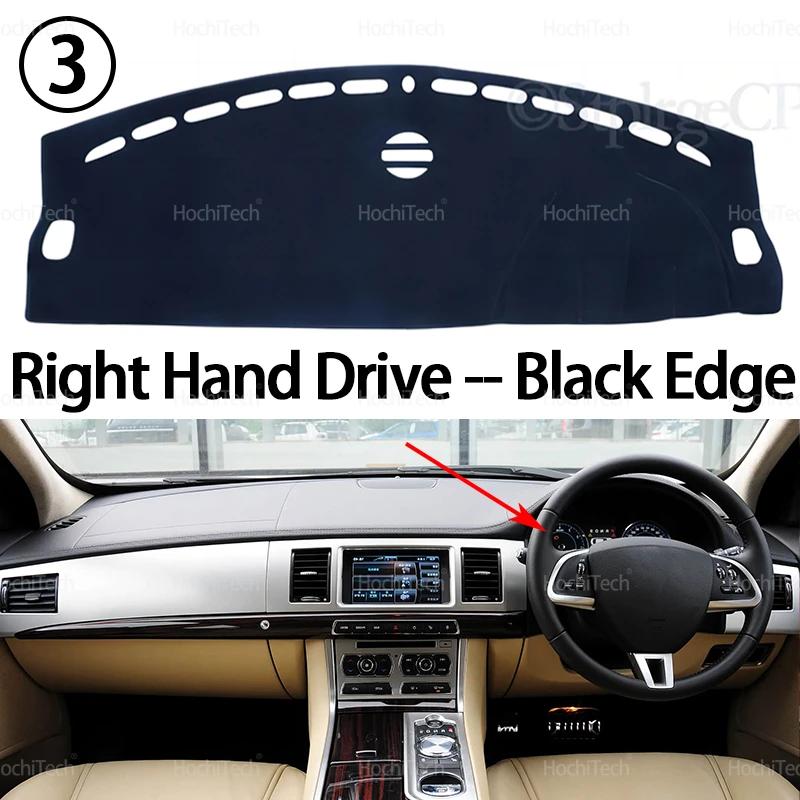 For Jaguar XF X250 2008-2015 LHD RHD Dashboard Cover Dash Board Mat Carpet Pad Shade Cape Blanket Car Accessories 2012 2013 2014