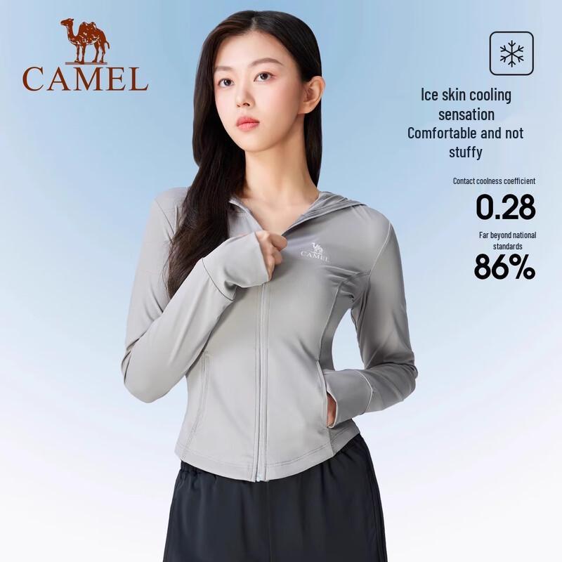 Camel Женская толстовка с защитой от солнца UPF50+ и охлаждающим эффектом