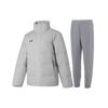 Stand Collar Long Sleeve Down Jacket Breathable Casual Knitted Pants Sports Suit Men Suit 23600802-009+23600704-014
