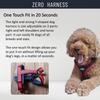 Hakusan Zero Harness Camouflage Tiny Size Lightweight Adjustable Dog Harness with Reflective Strip and Handle