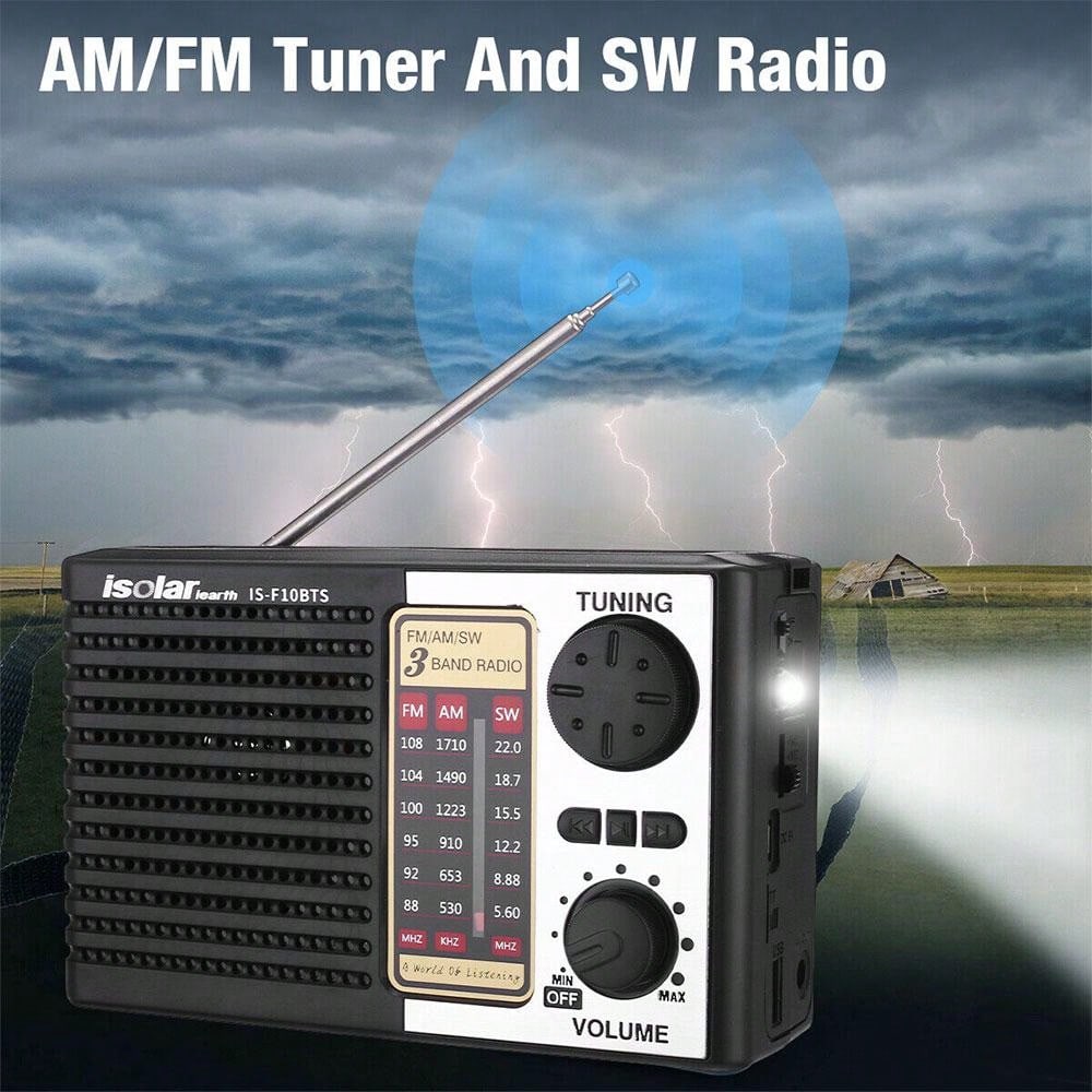 MP3-плеер Adventure Radio на солнечной батарее - высококачественный цифровой звук, прием FM/AM и коротких волн, возможность подзарядки, сверхпортативный дизайн