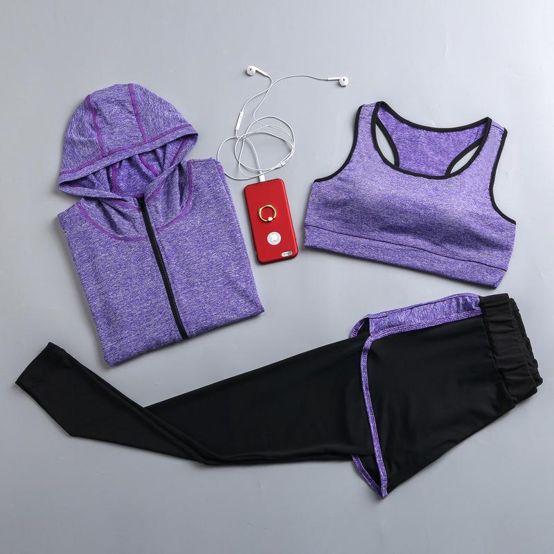 Женский весенне-летний комплект для йоги и спорта: Одежда для уличных тренировок и фитнеса в зале