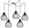 Pendant lamp, ceiling chandelier, wire, LED lampshade