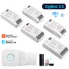 Zigbee 3.0 Светодиодный контроллер для ШИМ-диммирования CCT RGB RGBW RGBCCT светодиодной ленты WiFi APP Голосовое управление Tuya Шлюз Хаб Мост DC5V-24V