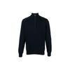 Polo Logo Embroidered Half-Zip Pullover Comfortable Warm Fitted Sweatshirt Men Sweatshirt Navy-Blue 710858189-001
