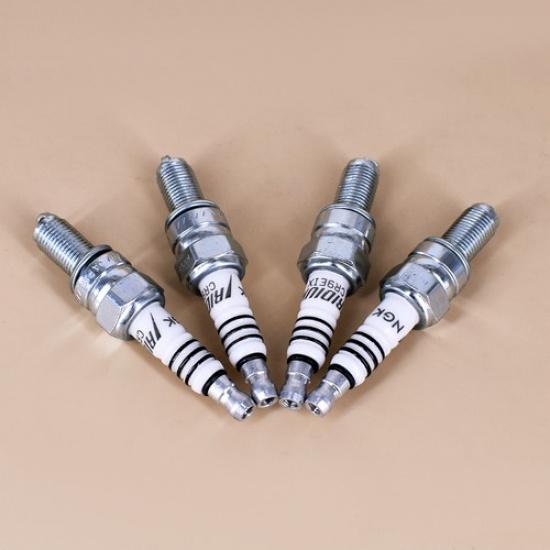 4X NGK CR9EIX Iridium IX Spark Plug For SUZUKI GSXR Motorcycle Tune Up Kit 3521