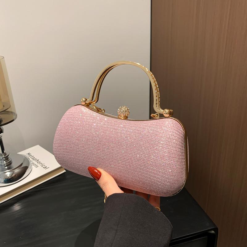 Модная женская сумка в корейском стиле, маленькая сумка через плечо с цепочкой, блестящая сумка через плечо для девочек