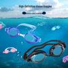 Unisex Waterproof Anti-Fog HD Silicone Swimming Goggles