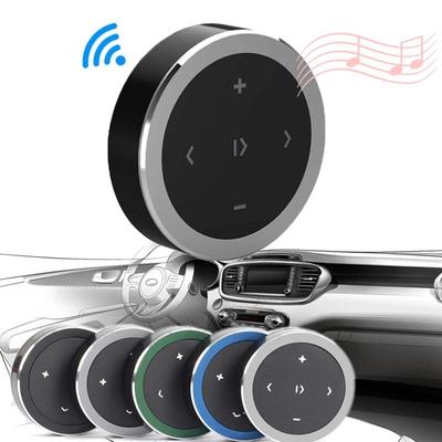 Мини-беспроводной Bluetooth-совместимый мультимедийный контроллер, руль мотоцикла, велосипеда, мультимедийный пульт, автомобильный руль, воспроизведение музыки в формате MP3 для IOS Android