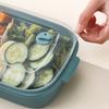 1/3Pcs Food Storage Box BPA Free Heat-Resistant Stackable Design Storage Organizer Microwave-heated Lunch Box with Lid
