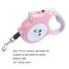 5m Retractable Pet Leash with LED Flashlight Ergonomic Handle Adjustable Long Walking Dog Leash for Small Medium Dogs