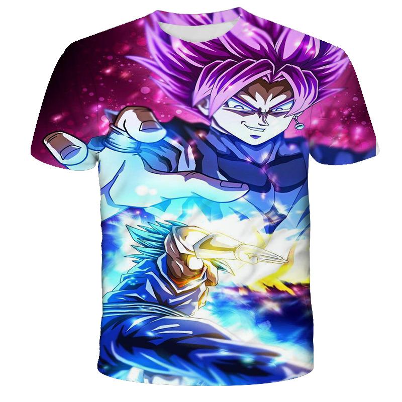 2026 Летняя Ретро Футболка Dragon Ball для Фитнеса Мужская Оверсайз 3D Печать Короткий Рукав Семейная Унисекс Детская Спортивная Футболка