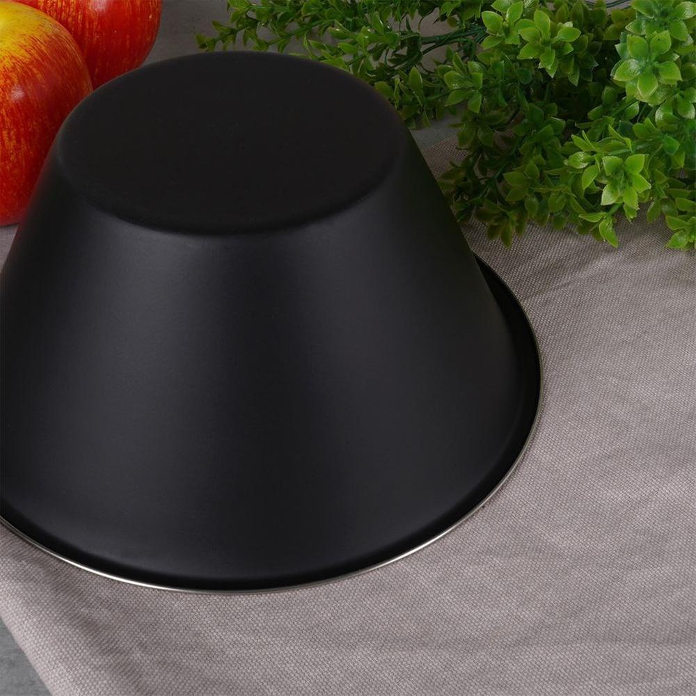 Black Steel Mixing Bowl 2L 22cm