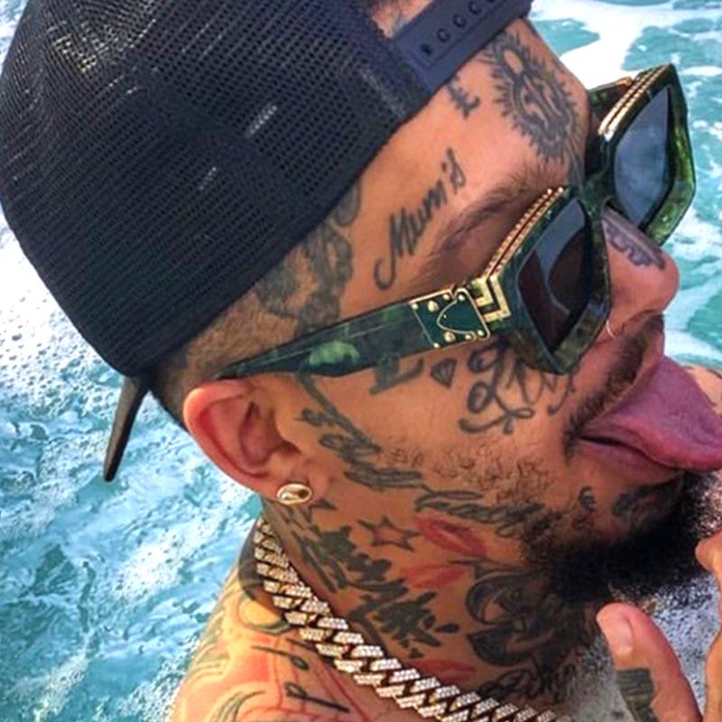 Glamour Designer Sunglasses For Men And Women Luxury Fashion Brand Sun Glasses Square Stylish Shades