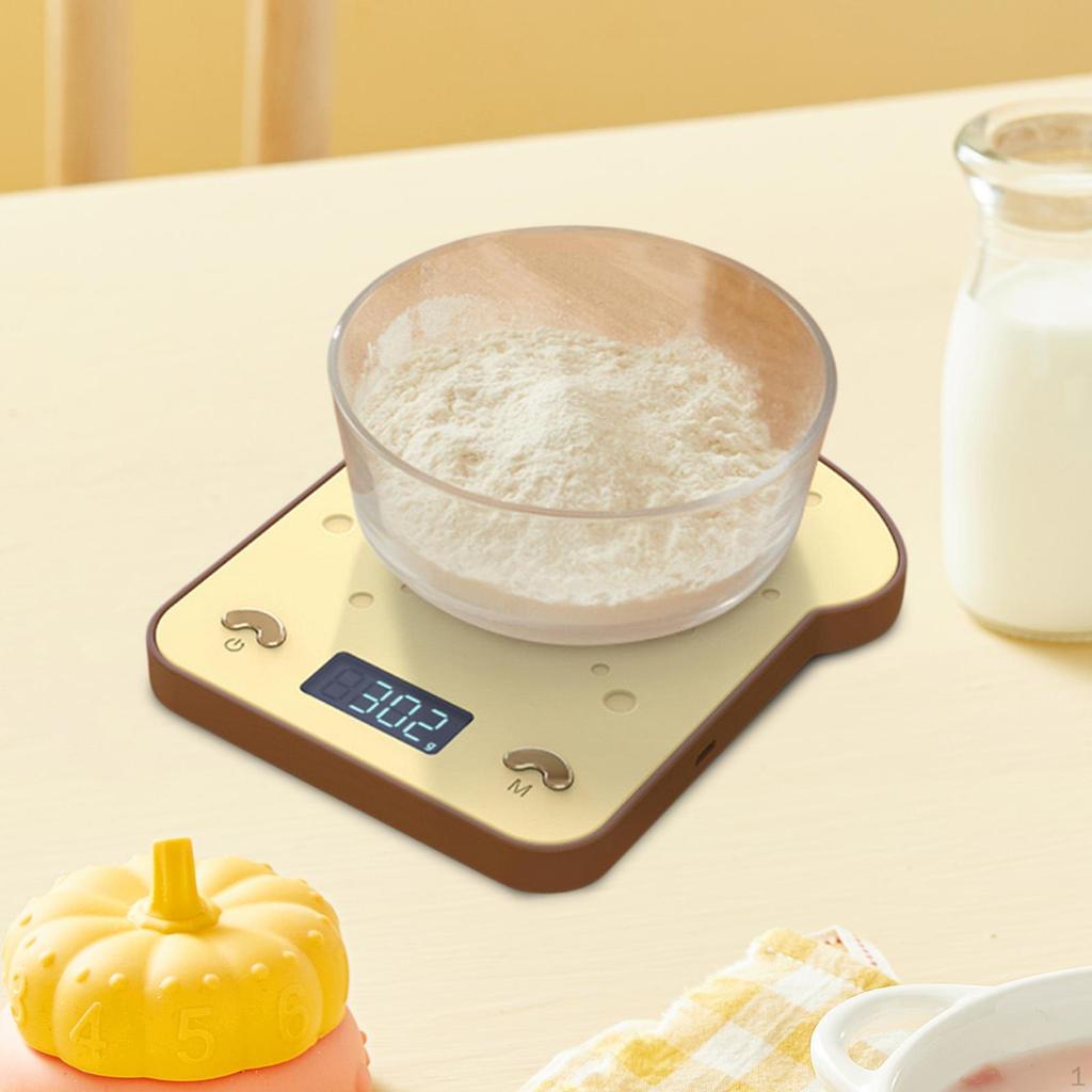 Kitchen Scale Toast Style Lightweight Bread Mini Sturdy Multifunction Digital for Bakery