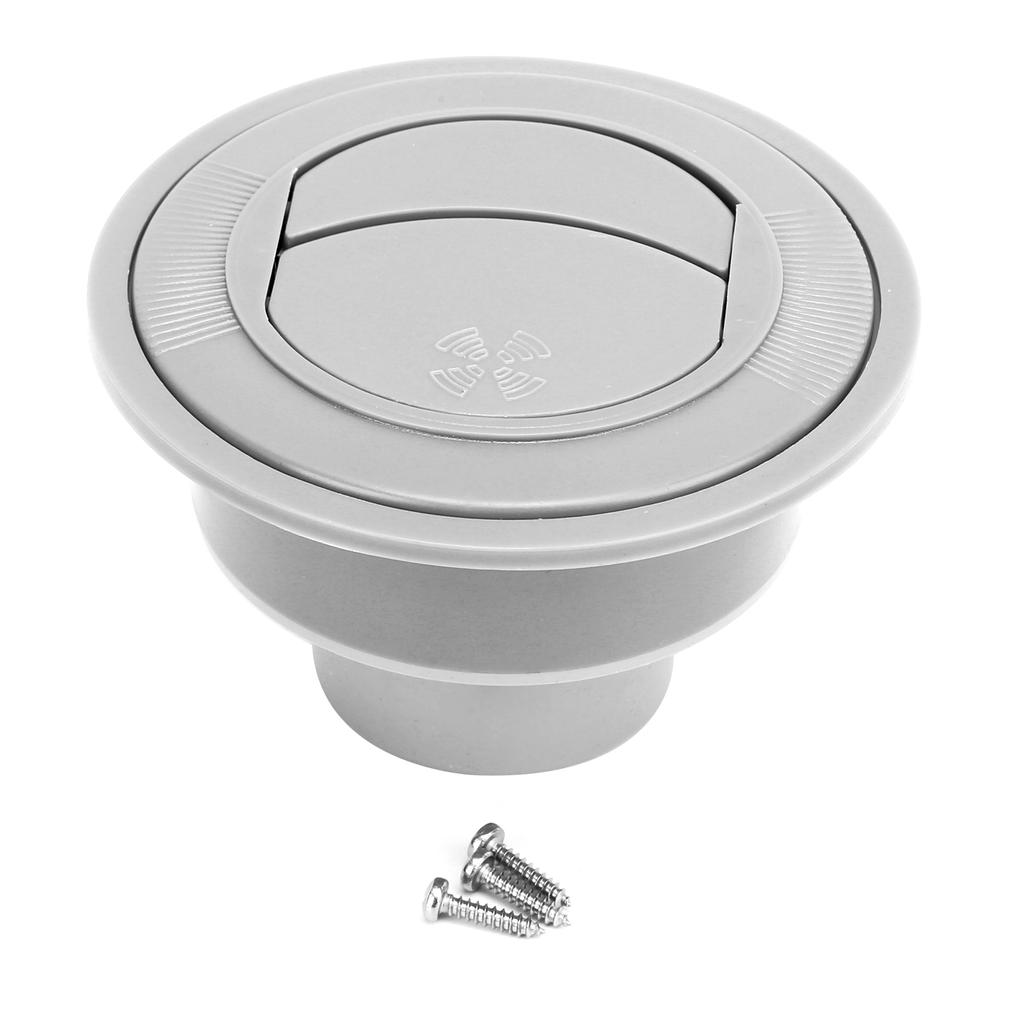 Air Conditioning Outlet 100 76 47mm Gray Round ABS Universal for RV Boat Bus Car