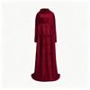 Wearable Flannel TV Blanket With Sleeves & Large Pocket, Anti-Static Warm Throw Blanket for Sofa Bed Home