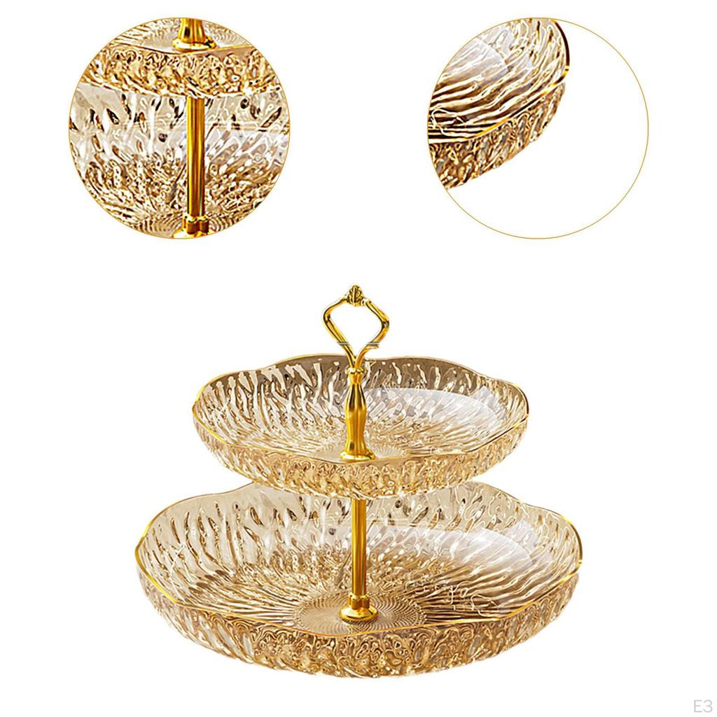 Fruit Plate Cupcake Stand Decorative Modern Dessert Cake Serving Platters for Party