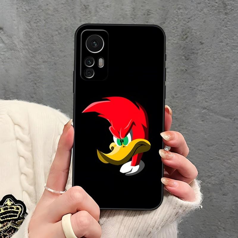 Чехол для телефона Дятел Вуди для Xiaomi 13 11 11T 9 12 10C 9T 8 9SE 11i Lite Ultra Note 10 Poco F3 M4 M3 Pro