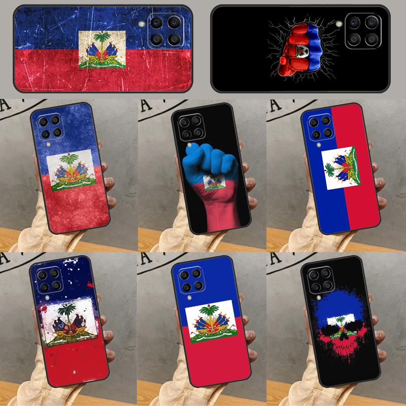 Haiti Haitian Flag For Samsung Galaxy M32 M52 M31 M16 M11 M21 M13 M33 M35 M53 M55 M15 M14 M34 M54 M12 M06 Case